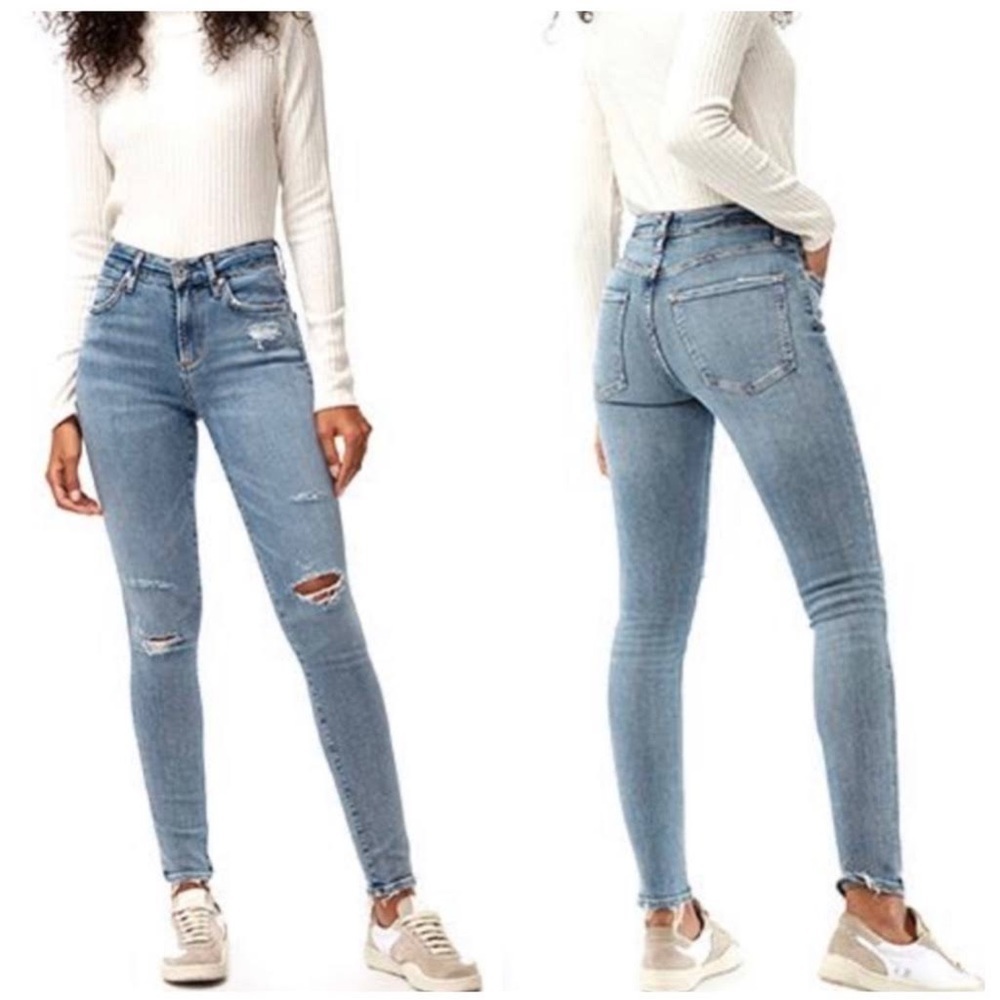 Agolde Sophie Distressed Skinny Jeans Size 30